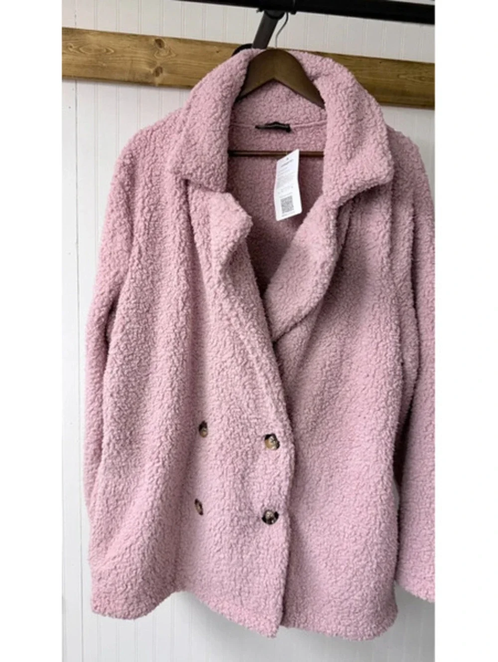 Pretty Garden Sherpa size xl light pink soft warm